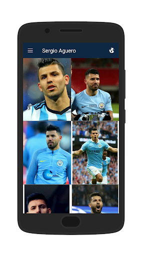 Android application Sergio Agüero HD Wallpaper screenshort