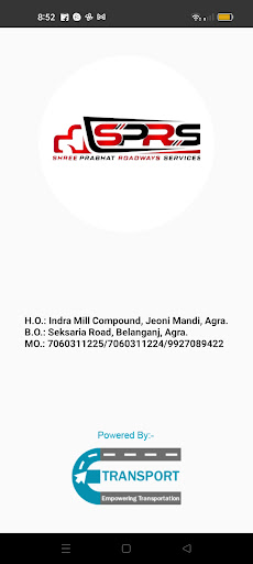 Android application SHREE PRABHAT ROADWAYS screenshort