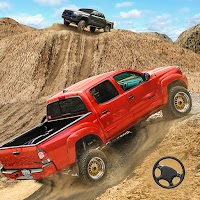 Pickup Truck Off-road Outlaws Dirt Driving 4x4