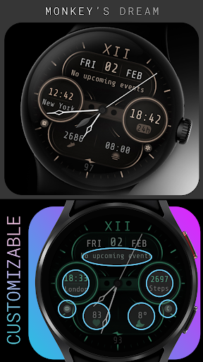 Android application Dream 138 Classic Watch Face screenshort