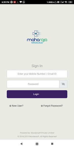 Android application Maharaja Medicals screenshort