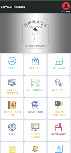 Emmaus The school Parent App Screen 2