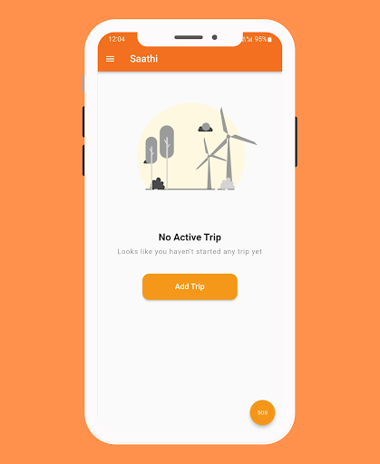Android application Saathi screenshort