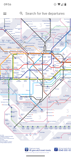 Screenshot of London Tube Live - Underground
