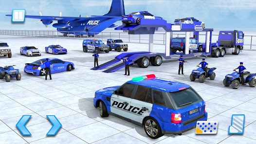 US Police Car Park & Transport 1.1 APK + Мод (Unlimited money) за Android