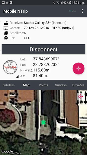 Mobile NTrip Screen 2