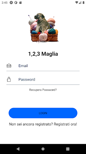 Android application 1,2,3 Maglia screenshort