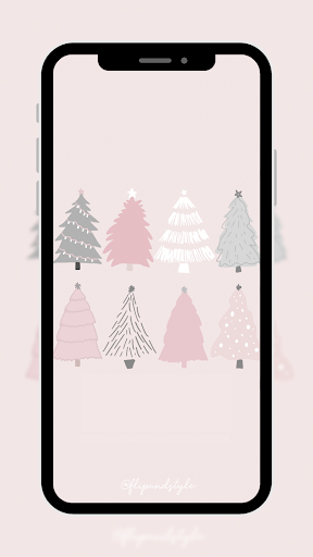 Pink Christmas Wallpapers Screen 2
