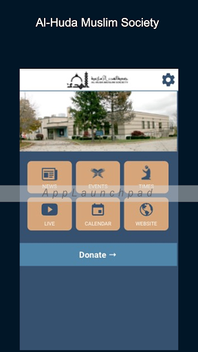 Android application Al-Huda Muslim Society screenshort