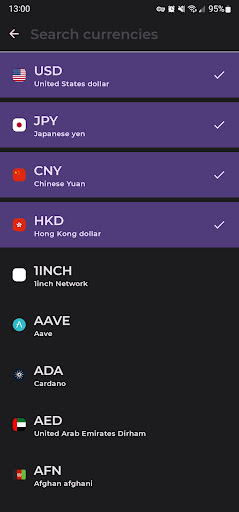 JetCurrency:Currency Converter Screen 3
