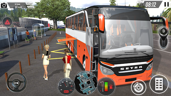 Coach Bus Driving Sim Game 3D 1.17 APK screenshots 13