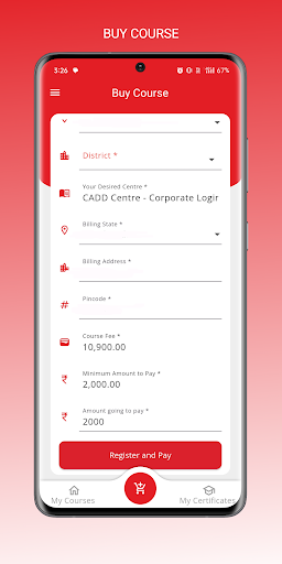 DREAMZONE - Student App Screen 3