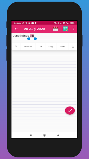 Pink Diary - My Notebook & Dai Screen 2