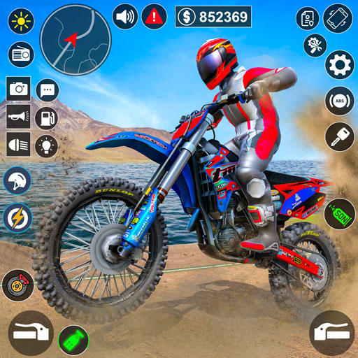 Dirt Bike Racing Motocross Gam logo
