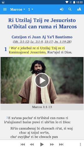 Android application Achi Rabinal Bible (trad) screenshort