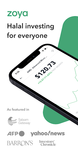 Android application Zoya - Halal Investing App screenshort