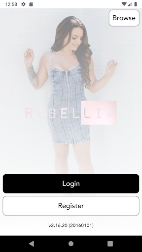 Android application Rebellia screenshort