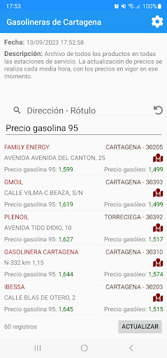 GasolinerasCT Screen 2