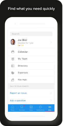 British Red Cross Volunteering Screen 2