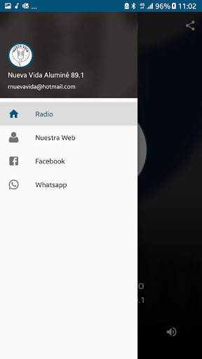 Android application Nueva Vida 89.1 screenshort