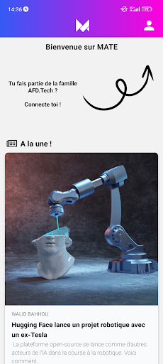 Android application MATE screenshort
