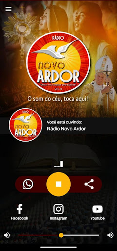 Rádio Novo Ardor Screen 2