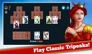 TriPeaks Solitaire - Screenshot 1