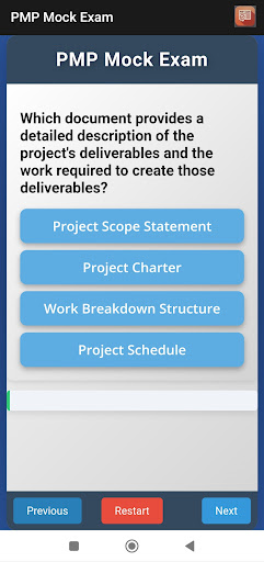 PMP Mock Exam (G-Strive) Screenshot 3 - AppWisp.com