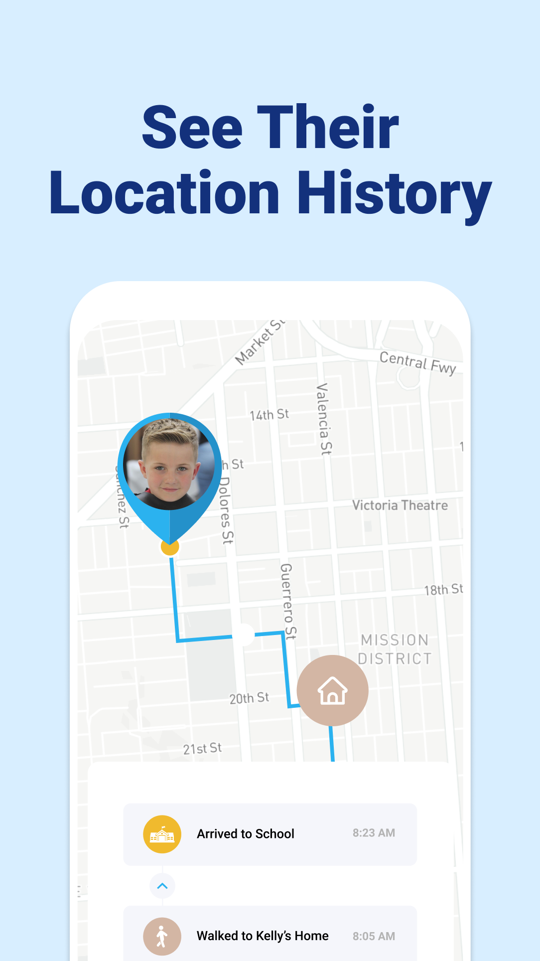 Android application Family Locator - GPS Tracker & Find Your Phone App screenshort
