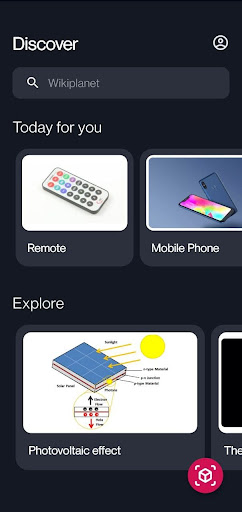 Android application Wikiplanet screenshort