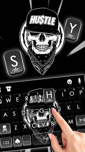 Hustle Gangster Skull Keyboard Screen 2