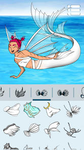 Screenshot 10 Creador de avatares: Sirenas android