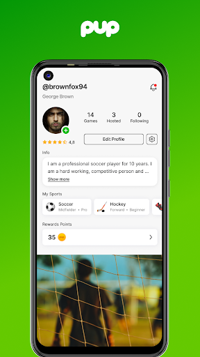 PUP Sports Screen 2