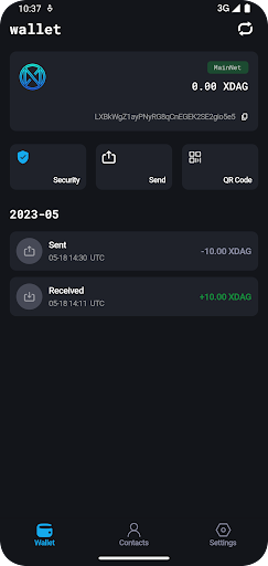 XDAG-Pro Screen 3