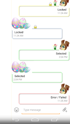Easter EvolveSMS Theme Screen 3