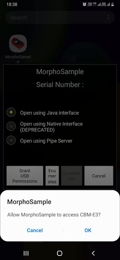 MSO Sample Demo App Screen 2