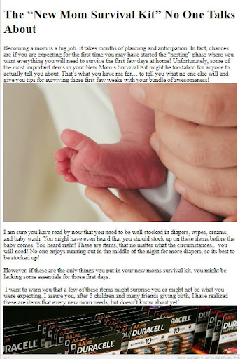 Parents Survival Kit Guide Screen 3