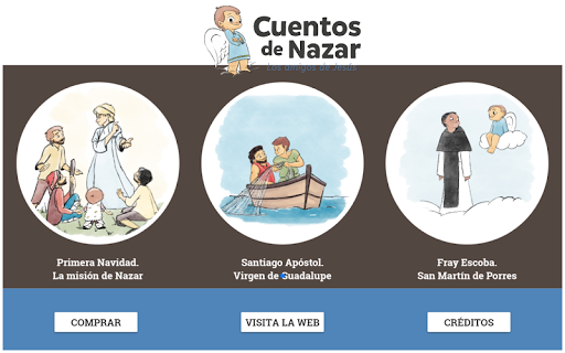 Android application Cuentos de Nazar screenshort