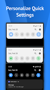 One Shade: Custom Notification Capture d'écran