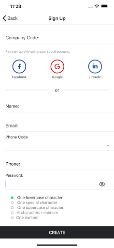 First Choice Facilities Screen 2