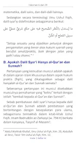 Dalil Tidak Hanya Quran Sunnah
