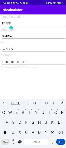 进制转换 Screen 2