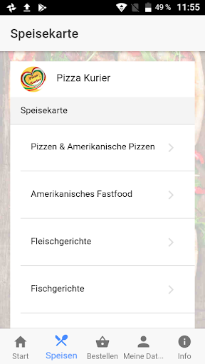 Pizza Kurier Screen 2