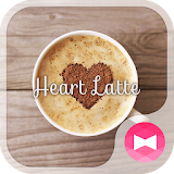 Cute Theme-Heart Latte- icon