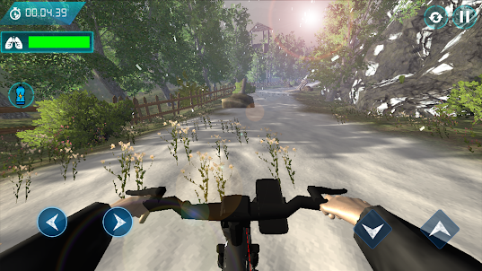 Realistic Bicycle Driving