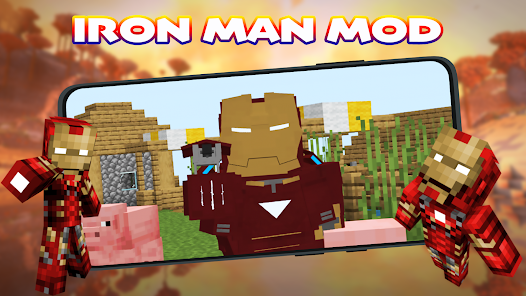 Iron Man Mod For Minecraft PE 1.3 APK + Мод (Unlimited money) за Android