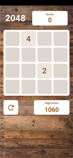 Android application 2048 - Simple screenshort