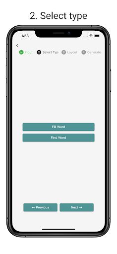 Word Game Maker Screen 2