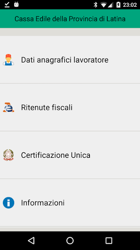 Android application Cassa Edile Latina screenshort