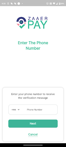 Zaaer Pay Screen 2